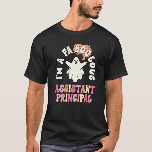 Camiseta Fabólica asistente principal Retro Halloween Vint (Anverso)
