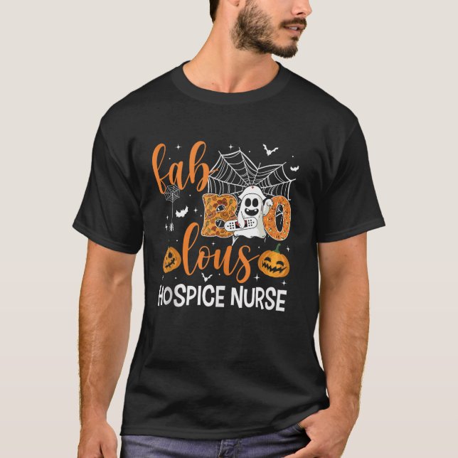 Camiseta Fabólica enfermera de hospicio divertida fantasma  (Anverso)