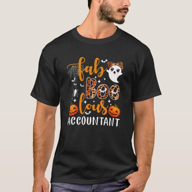 Camiseta Fabólico Contador Regalo Contable Halloween Cos (Anverso)