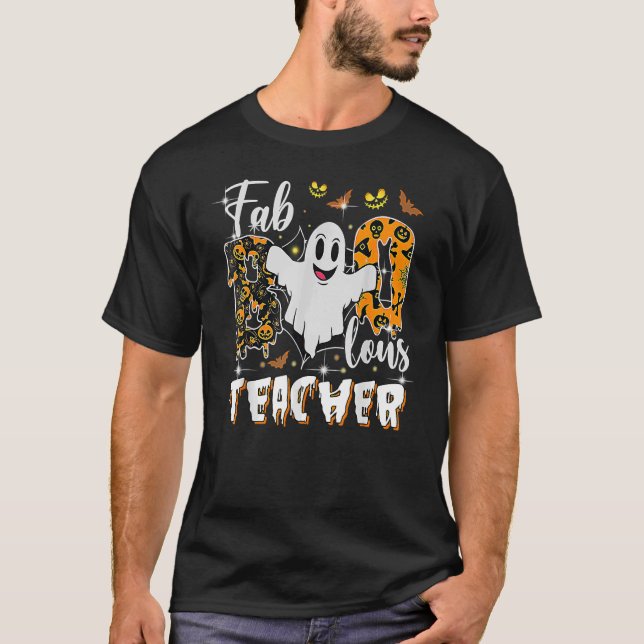 Camiseta Fabólico profesor Halloween Espinoso disfraz fanta (Anverso)