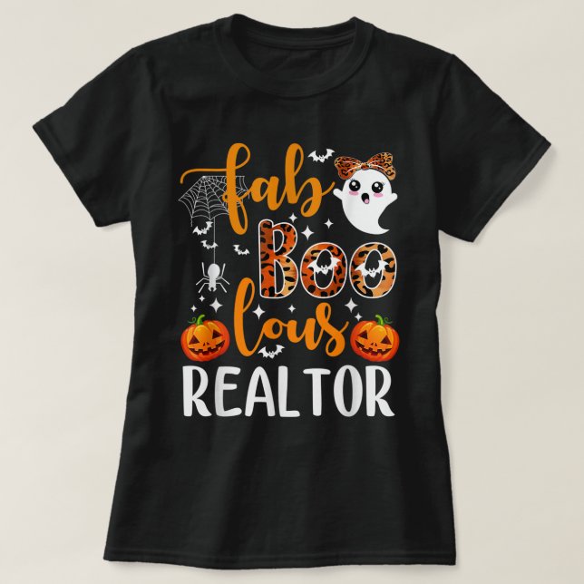 Camiseta Fabólico Realtor Halloween Real Estate Ag (Diseño del anverso)