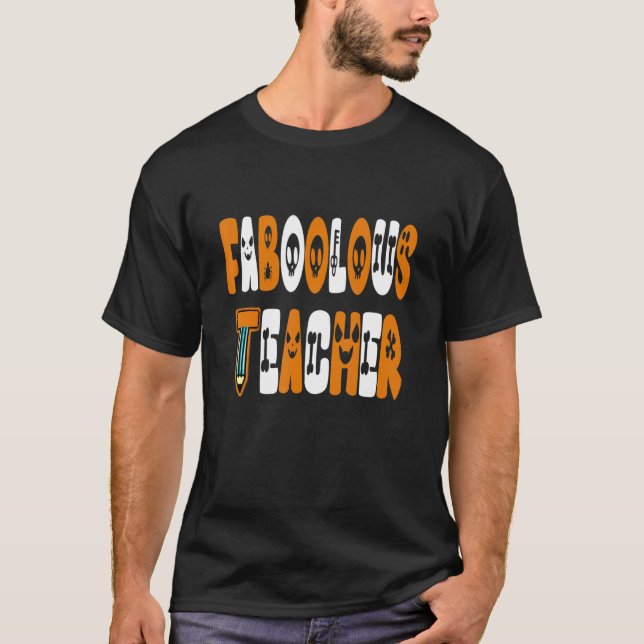Camiseta Faboolosa escuela de profesores fantasmagórico Hal (Anverso)