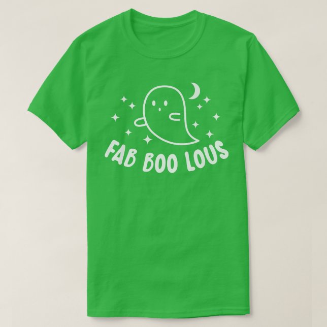Camiseta Fabooloso disfraz De Fantasma Halloween Para Mujer (Diseño del anverso)