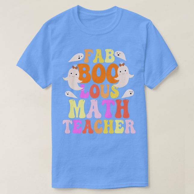 Camiseta Fabooloso disfraz de MAESTRO MATEMÁTICO, este es m (Diseño del anverso)