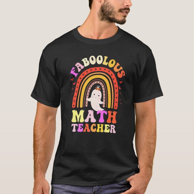 Camiseta Fabooloso disfraz de MAESTRO MATEMÁTICO Este Es Mi (Anverso)