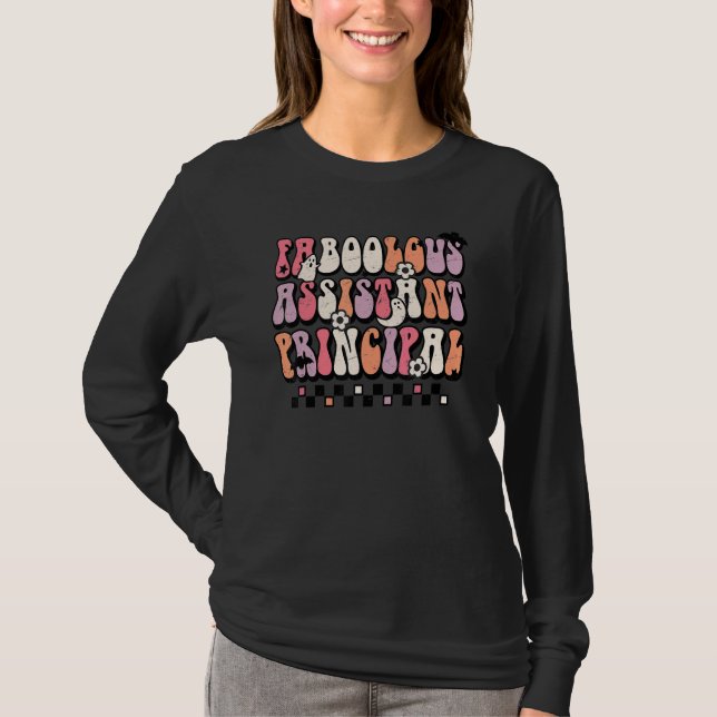 Camiseta Faboolous Assistant Principal Halloween Assistant  (Anverso)