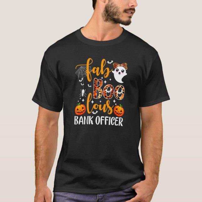 Camiseta Faboolous Bank Officer Banker Loan Officer Hallowe (Anverso)