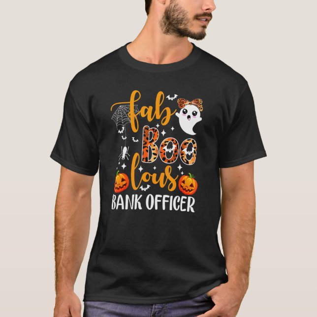 Camiseta Faboolous Bank Officer Banker Loan Officer Hallowe (Anverso)