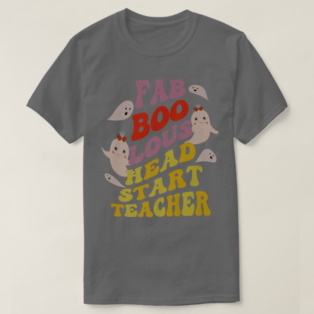 Camiseta Faboolous HEAD START TEACHER Costume Este Es Mi Sp (Diseño del anverso)
