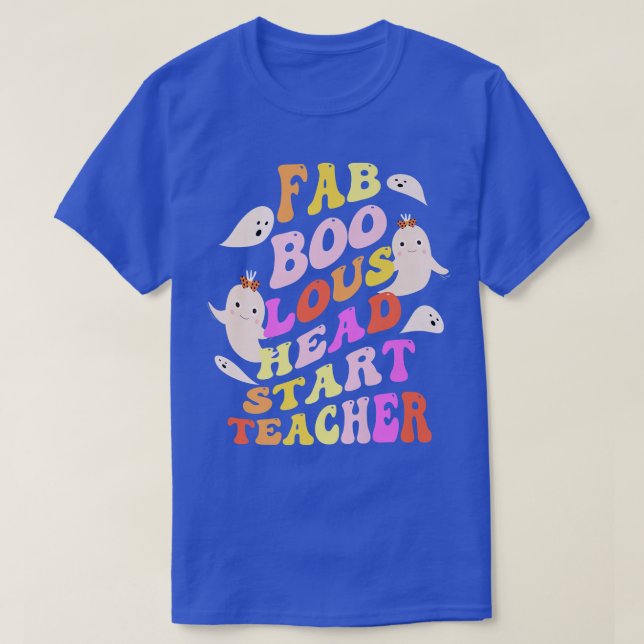 Camiseta Faboolous HEAD START TEACHER Costume Este Es Mi Sp (Diseño del anverso)