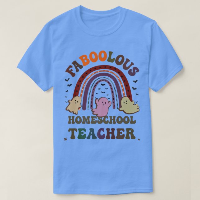 Camiseta FABOOLOUS HOMESCHOOL TEACHER Costume This Is My Sc (Diseño del anverso)