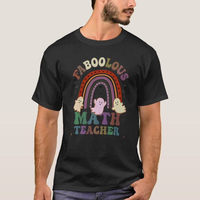 Camiseta FaBOOlous MATH PROFESOR Este Es Mi Espeluznante (Anverso)