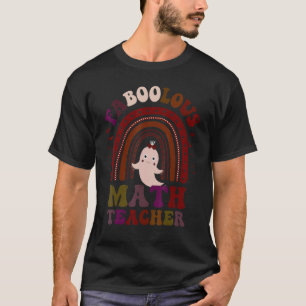 Camiseta Faboolous MATH TEACHER Costume This Is My Spooky