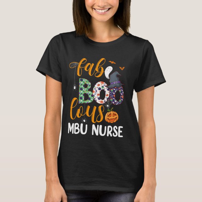 Camiseta Faboolous MBU Enfermera Boo Crew Fabulous Nurse Co (Anverso)