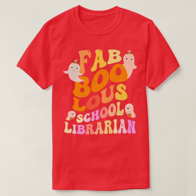 Camiseta Faboolous SCHOOL LIBRARIAN Costume This Is My Spoo (Diseño del anverso)