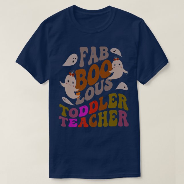 Camiseta Faboolous TODDLER TEACHER Costume This Is My Spook (Diseño del anverso)