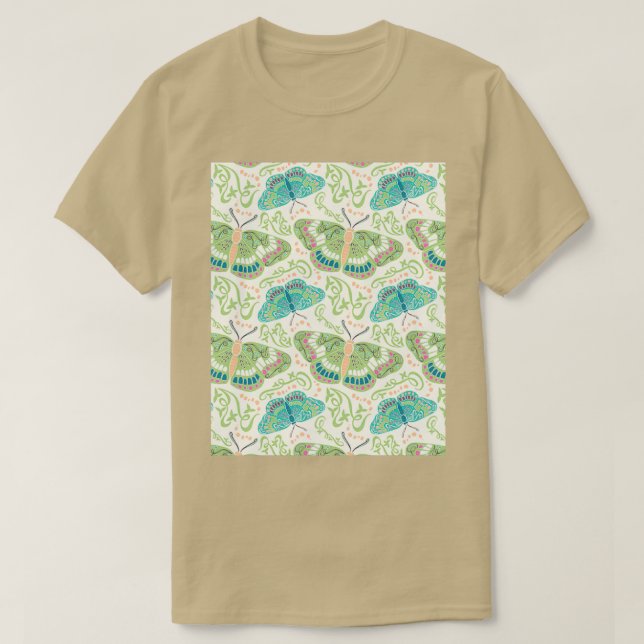 Camiseta Fabric de mariposa (Diseño del anverso)