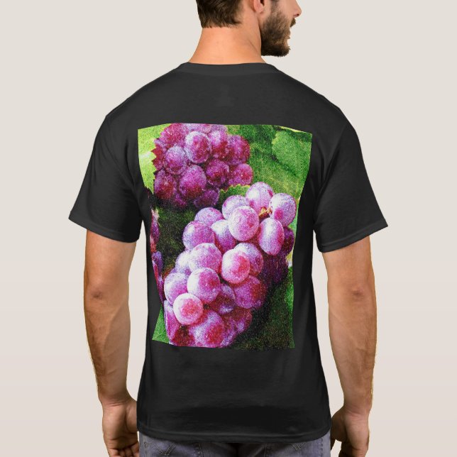 Camiseta "Fábrica De Frutas De Uvas" Foto Cuta. ¡Hazte con  (Reverso)