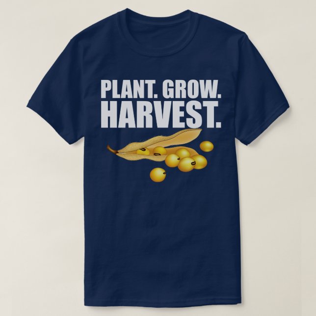 Camiseta Fábrica de granjas de soja cultivan cosecha w (Diseño del anverso)