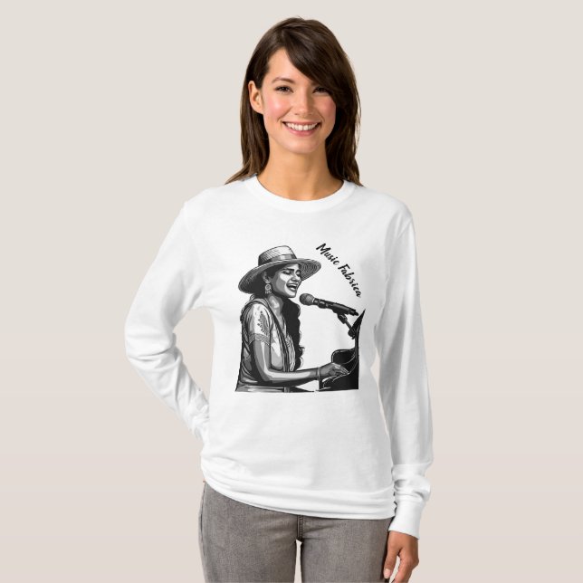 Camiseta Fabrica de música (Anverso completo)
