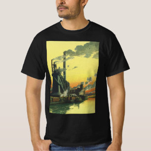 Camiseta Fábrica de negocios vintage, fabricación en un mue