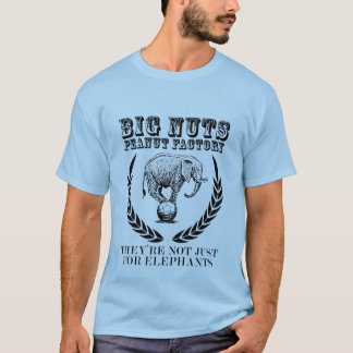 Camiseta Fábrica Nuts grande del cacahuete