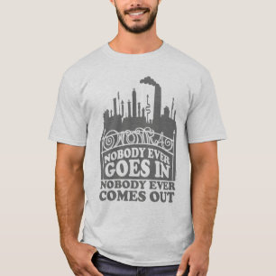 Camiseta Fábrica Willy Wonka - Nunca Entra Nadie