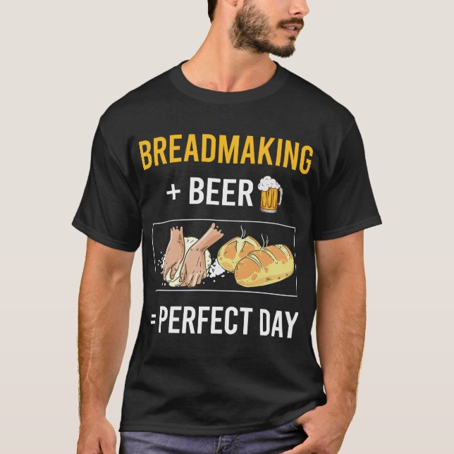 Camiseta Fabricación de pan en el Día de la Cerveza (Anverso)