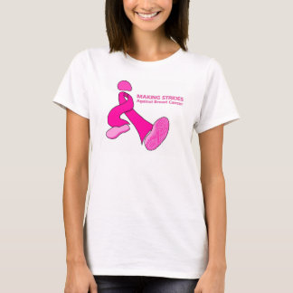 Camiseta Fabricación de pasos grandes contra cáncer de
