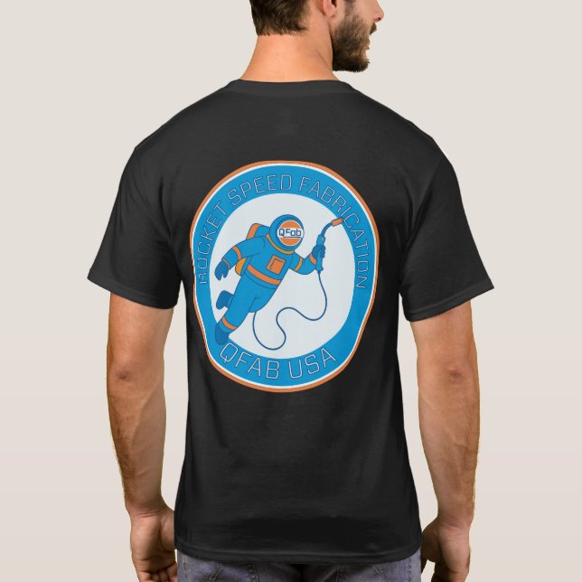 Camiseta Fabricación de velocidad de cohetes (Reverso)