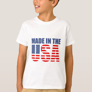 Camiseta fabricada en ee. uu.