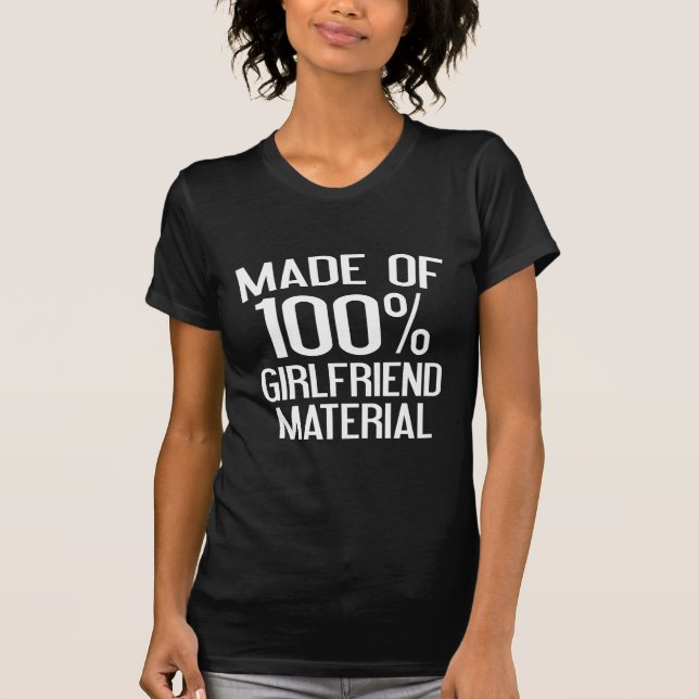 Camiseta Fabricado Con Un 100% De Material De Novia (Anverso)