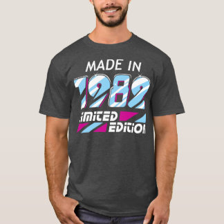 Camiseta Fabricado en 1982 Todas las piezas originales 1
