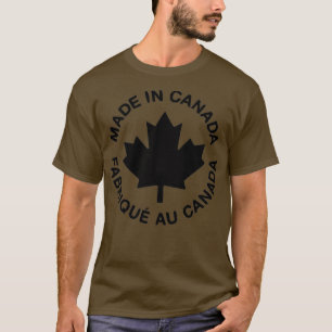 Camiseta Fabricado En Canadá, Maple Leaf Premium