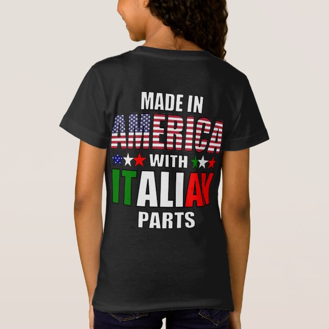Camiseta Fabricado en Estados Unidos con piezas italianas (Reverso)