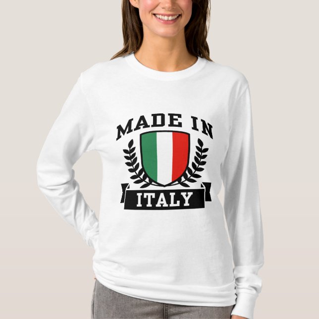 Camiseta Fabricado en Italia (Anverso)