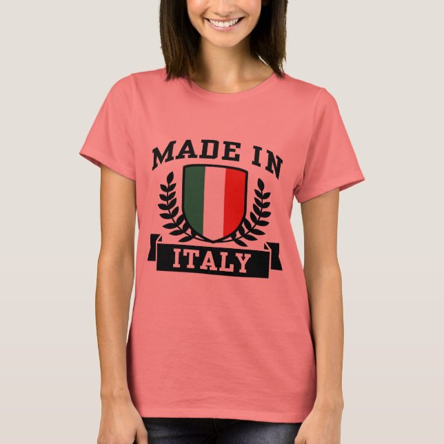 Camiseta Fabricado en Italia (Anverso)