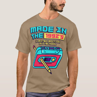Camiseta Fabricado en la cinta de cassette retro de los año