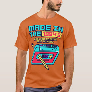 Camiseta Fabricado en la cinta de cassette retro de los año