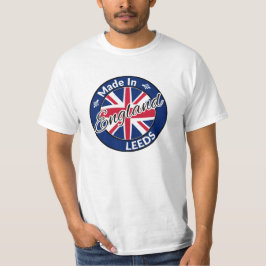Camiseta Fabricado en Leeds England Union Jack Flag