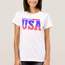 Camiseta Fabricado en USA American TEXT