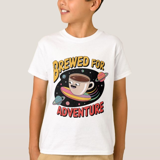 Camiseta Fabricado para aventura - Viajero del espacio del  (Anverso)