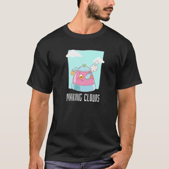 Camiseta Fabricando nubes teapot Kettle Steam (Anverso)