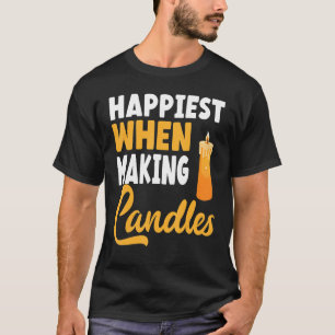 Camiseta fabricando velas Candle Maker
