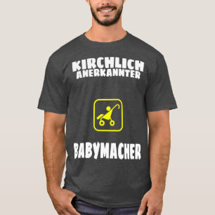 Camiseta Fabricante de bebés boda marido padres bebé padre 