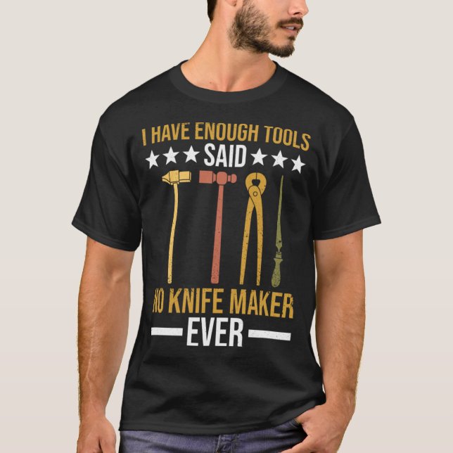 Camiseta Fabricante De Cuchillos Y Knifemaker Knife Haciend (Anverso)