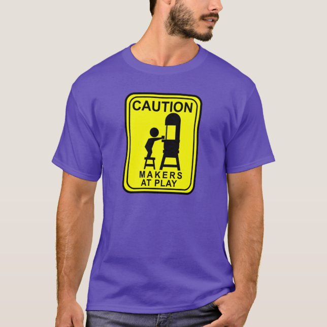 Camiseta Fabricantes de la precaución en el juego - sierra (Anverso)