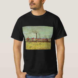 Camiseta Fábricas en Asnieres por Vincent van Gogh