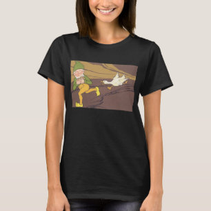 Camiseta Fábula vintage de Esopo La gallina que puso el hue