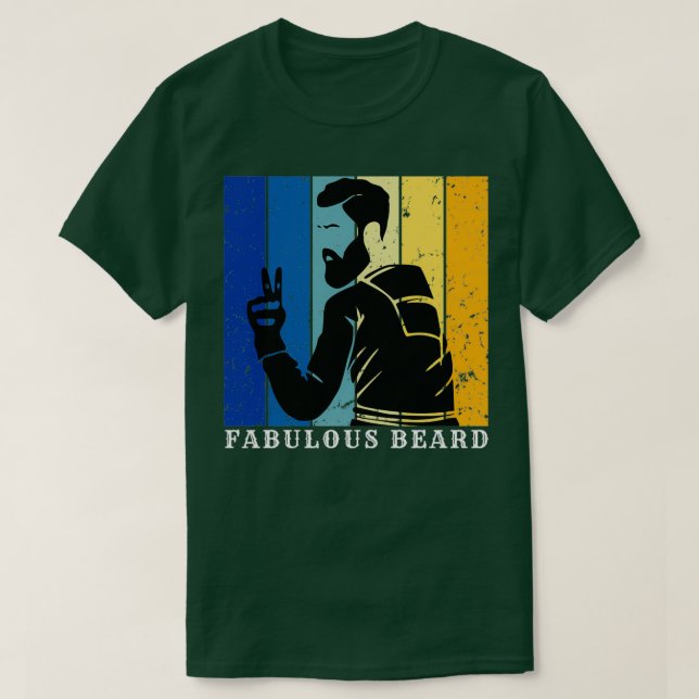 Camiseta fabulosa barba 29 (Diseño del anverso)